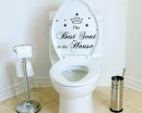 Best Seat In The House Quote Wall Stickers Home Lettering Quote Wall Decal